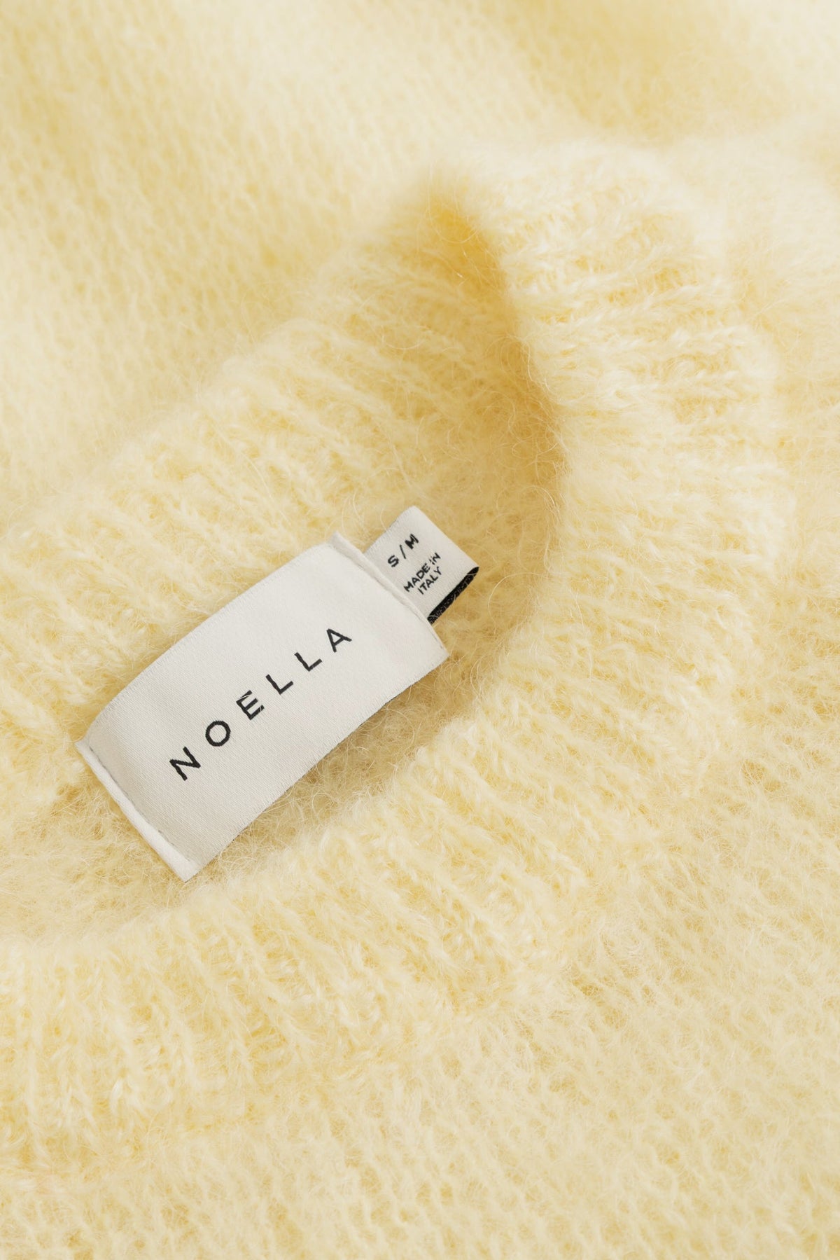 N-Latora Mohair Knit Light Yellow