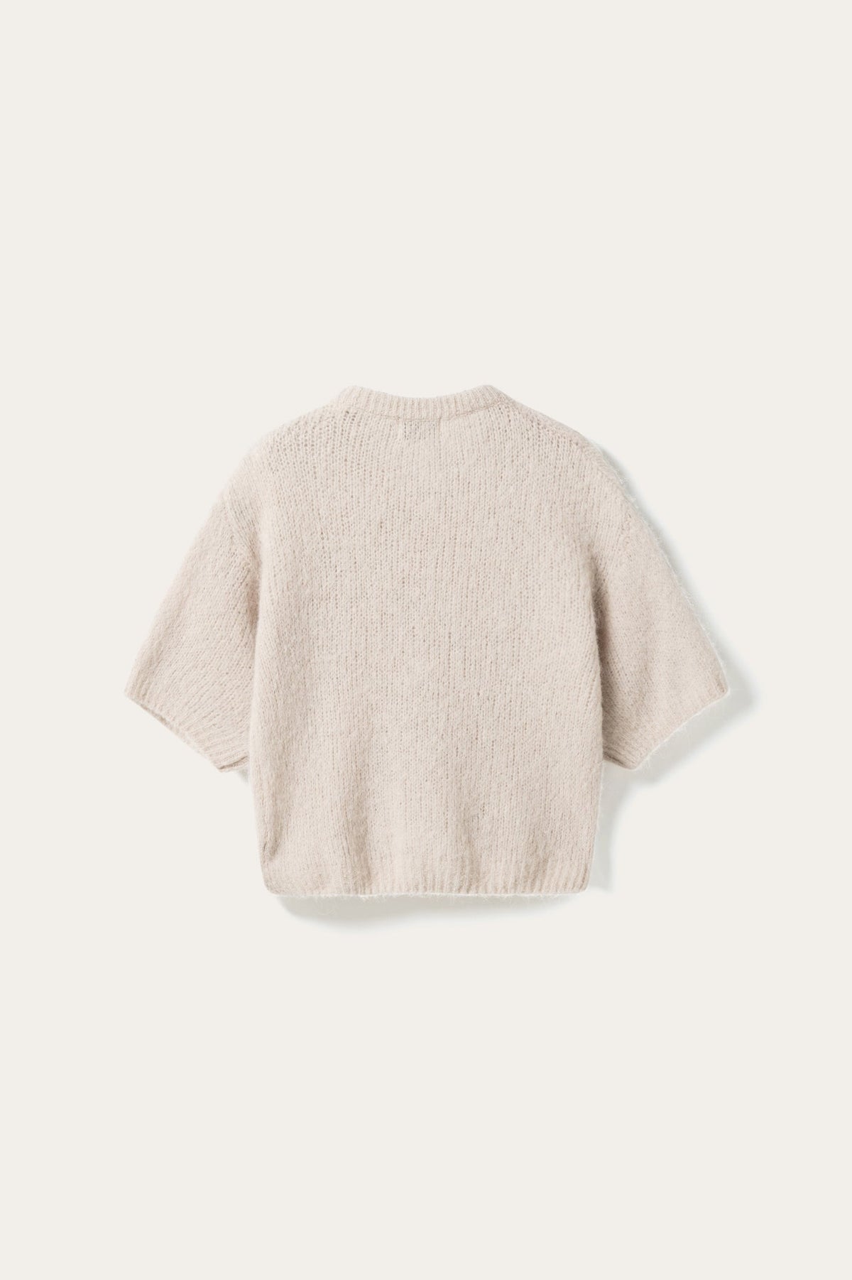 N-Kae SS Knit Cardigan Oyster