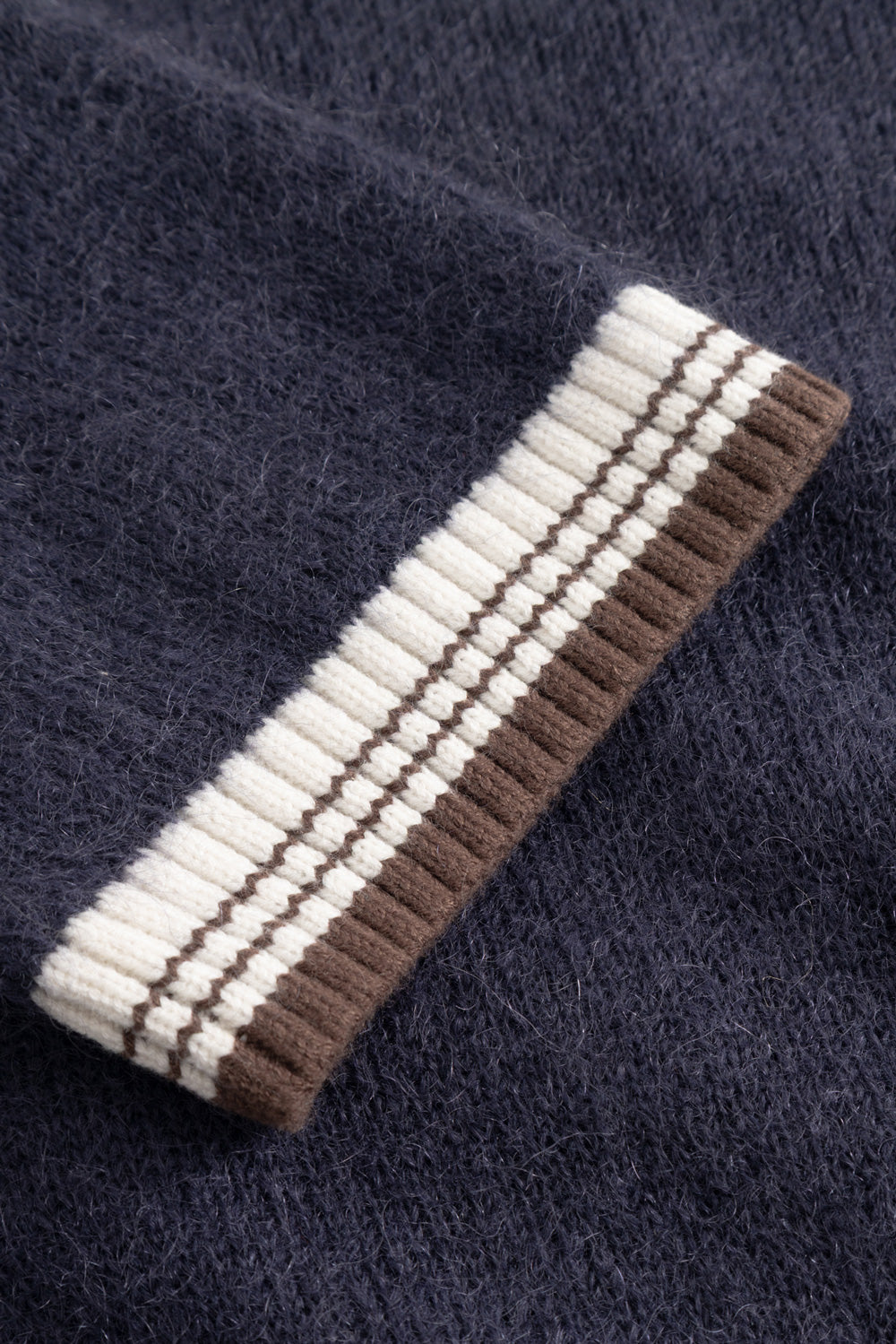 N-Marthy Knit Navy Brown