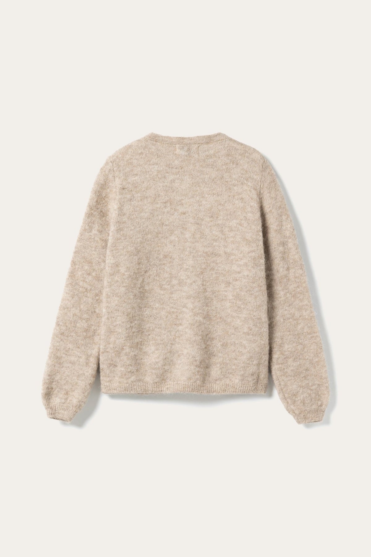 N-Mertice Knit Cardigan Sand