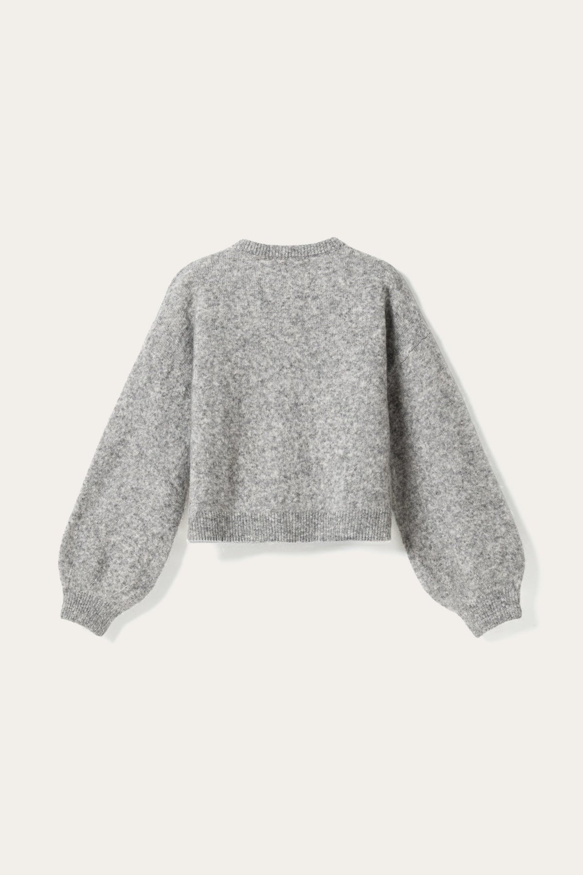 N-Mansa Knit Cardigan Medium Grey Mel.