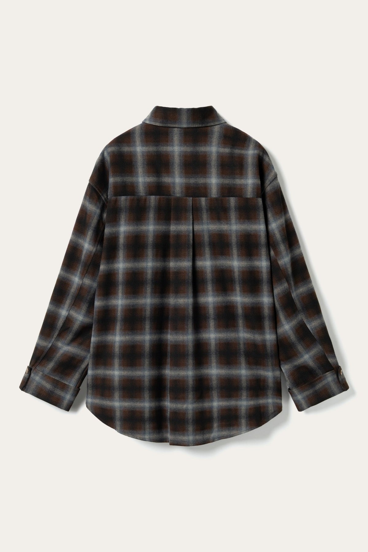 N-Marlon Shirt Danne Brown Blue Check