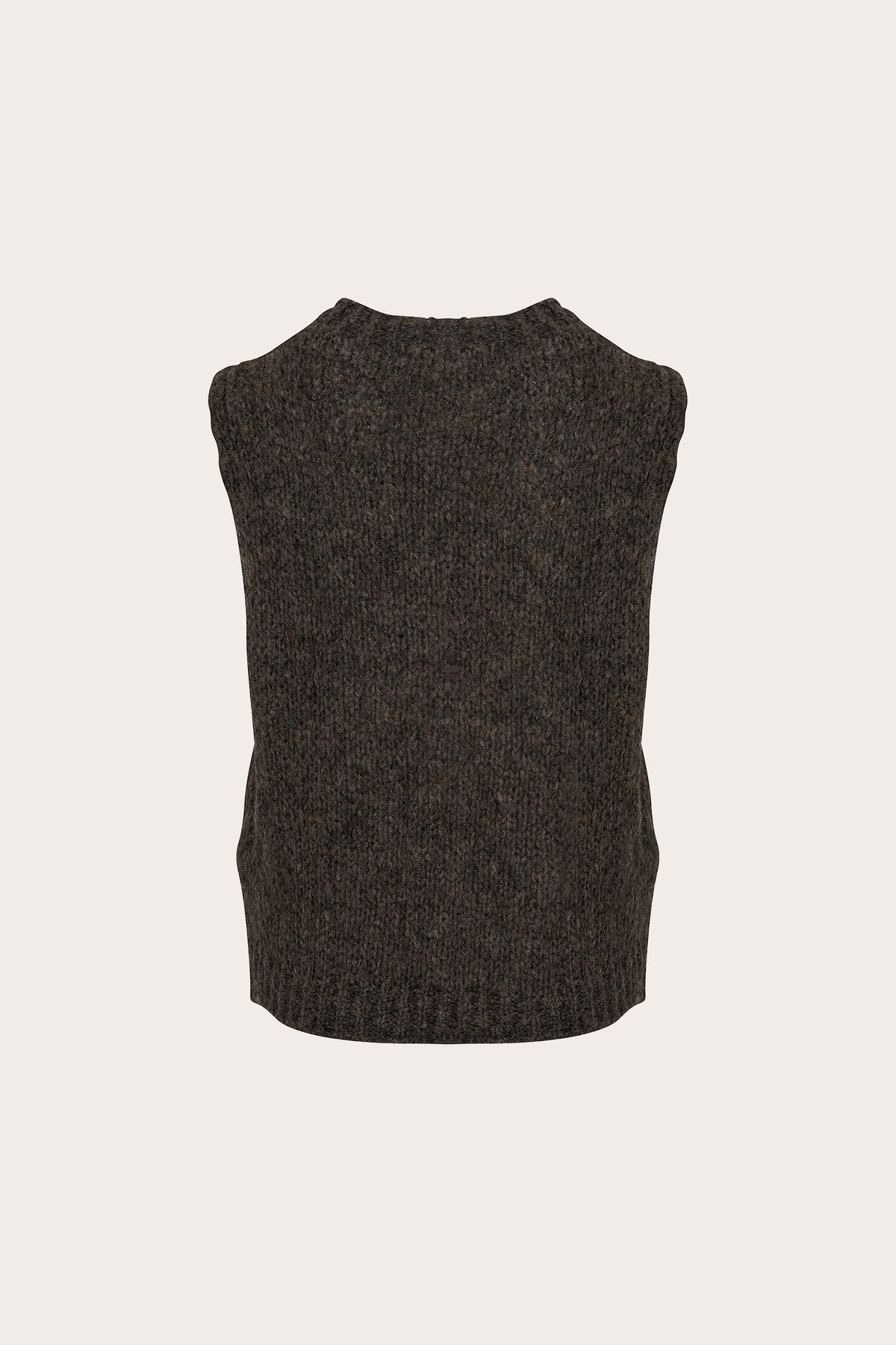 Kala Vest Wool Nature Brown