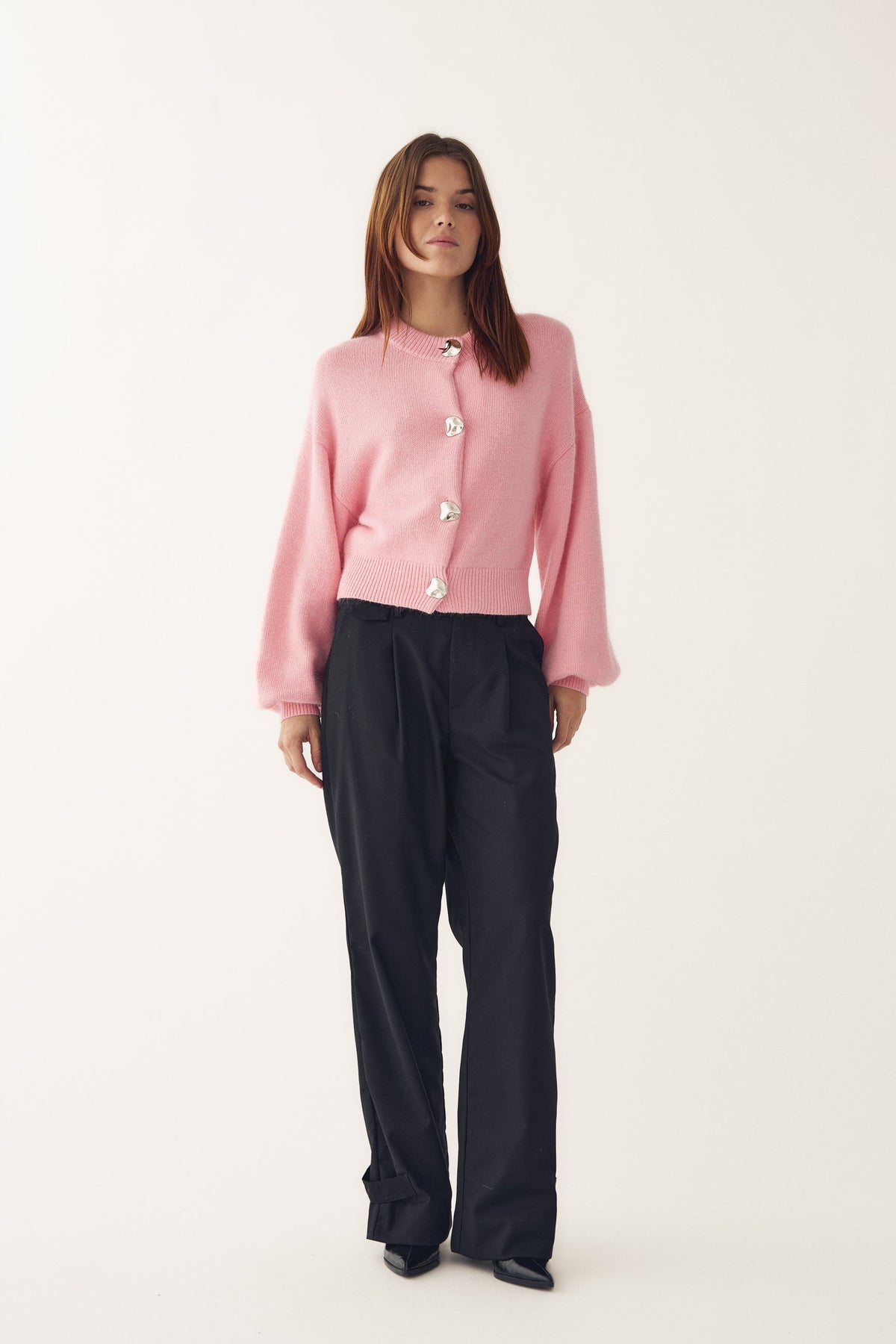 N-Miley Knit Cardigan Baby Pink